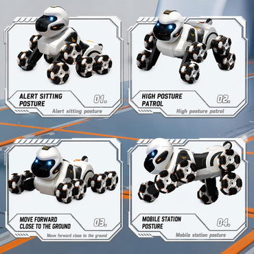 8WD RC Stunt Car with 360° Rotation, Spray & LED