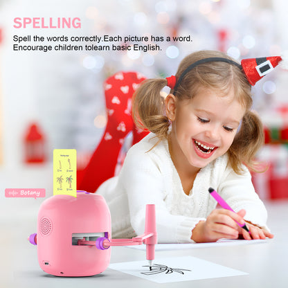 CYJIBE Kids Drawing Robot with Flashcards & Markers