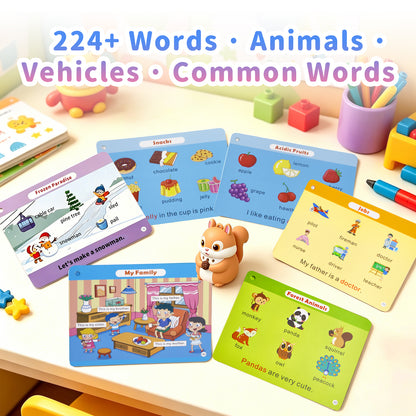 Kids Squirrel Reading Pen & Flashcard Learning Toy