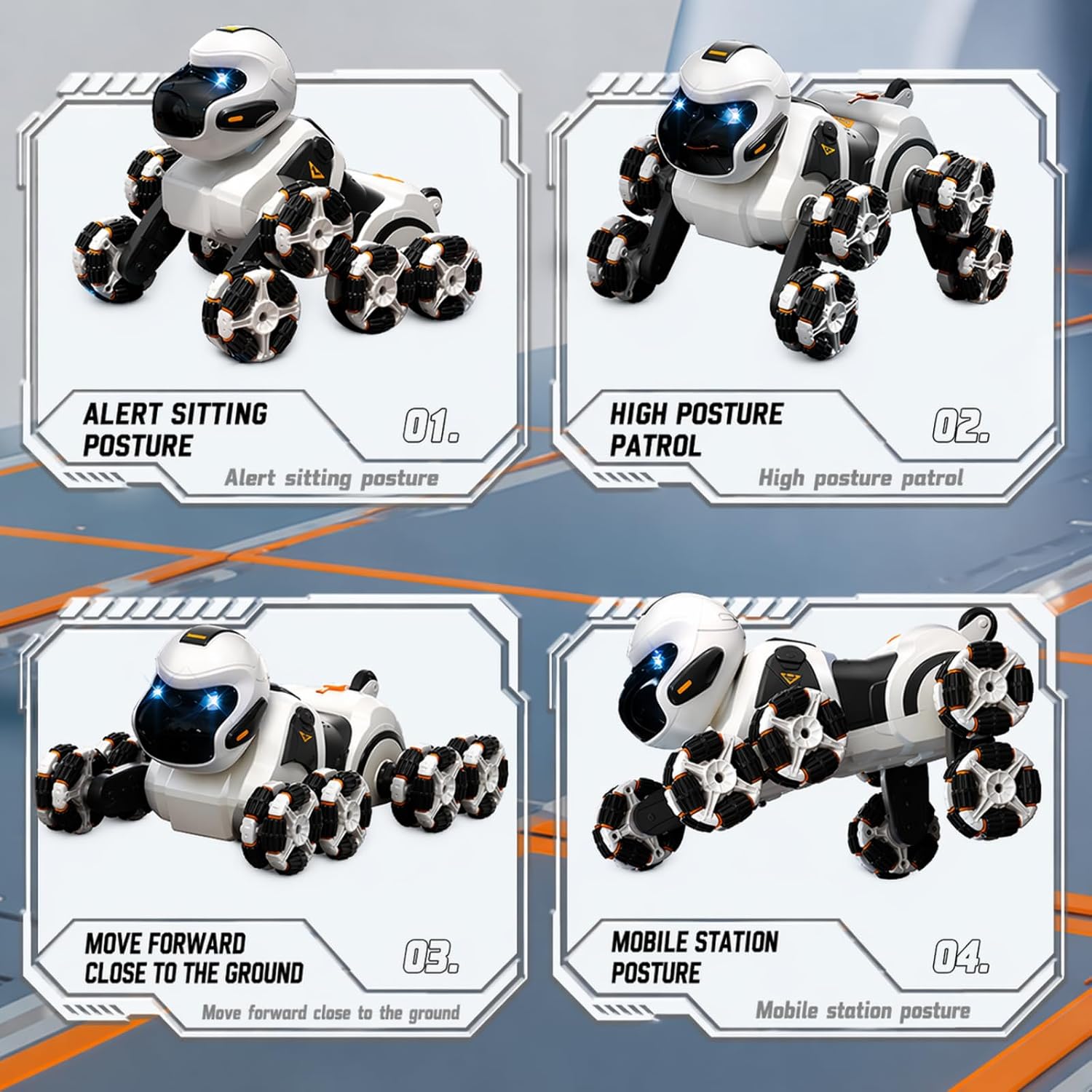 8WD RC Stunt Car with 360° Rotation, Spray & LED