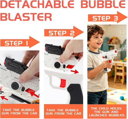 RC Bubble Car with Detachable Blaster